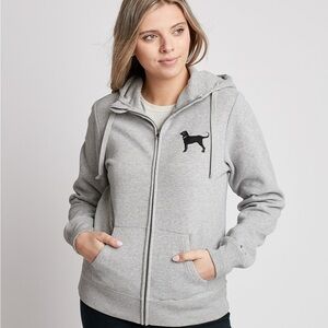 The Black Dog Gray Women's Hoodie
